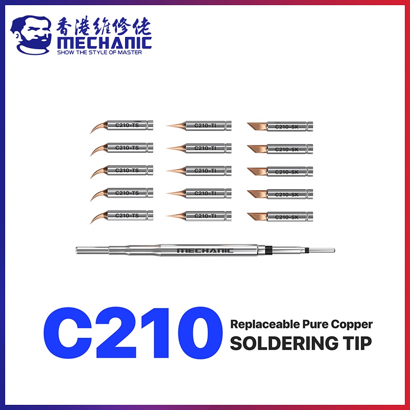 C210 Precision Soldering Station - Punta de Soldador MECHANIC Serie C210