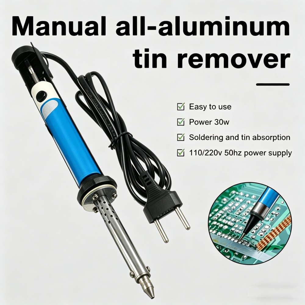 Desoldering Pump Electric Vacuum Station - Máquina desoldadora eléctrica tipo pluma, soldador