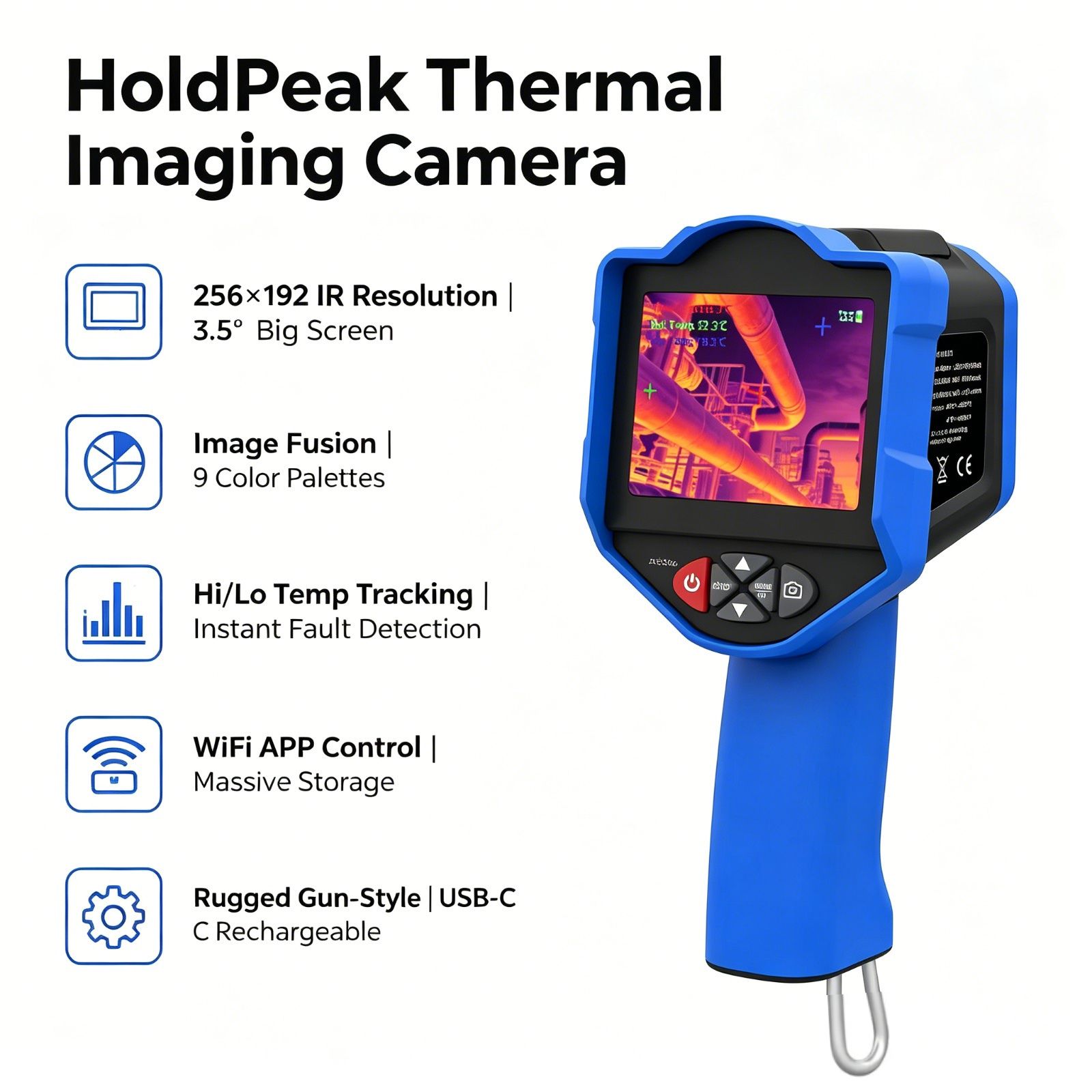 Thermal Imaging Camera Pcb Repair - Cámara de Imagen Térmica HoldPeak 256