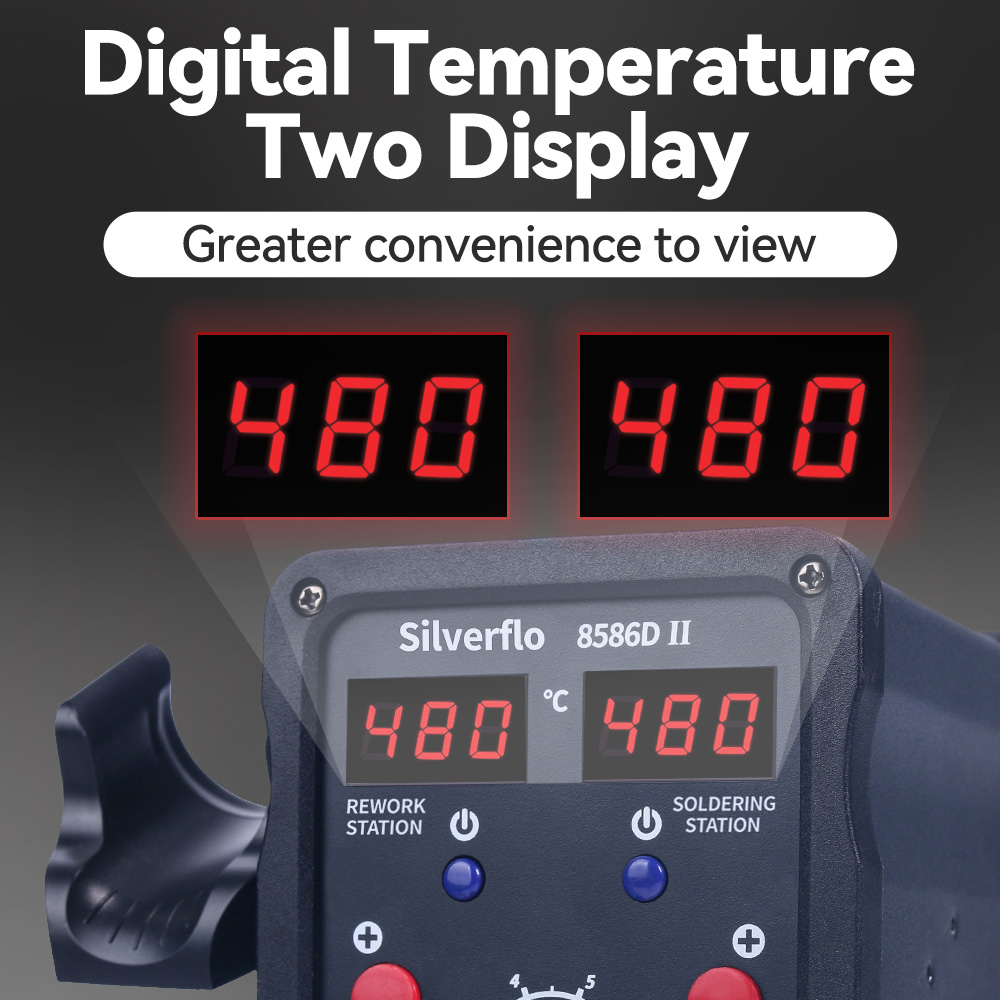 Estación de soldadura Silverfl - T12 Soldering Station Oled reseña y precio