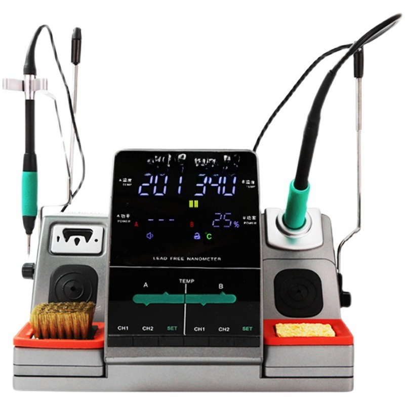 Mesa de soldadura nano con cab - C115 Nano Soldering Iron Station reseña y precio