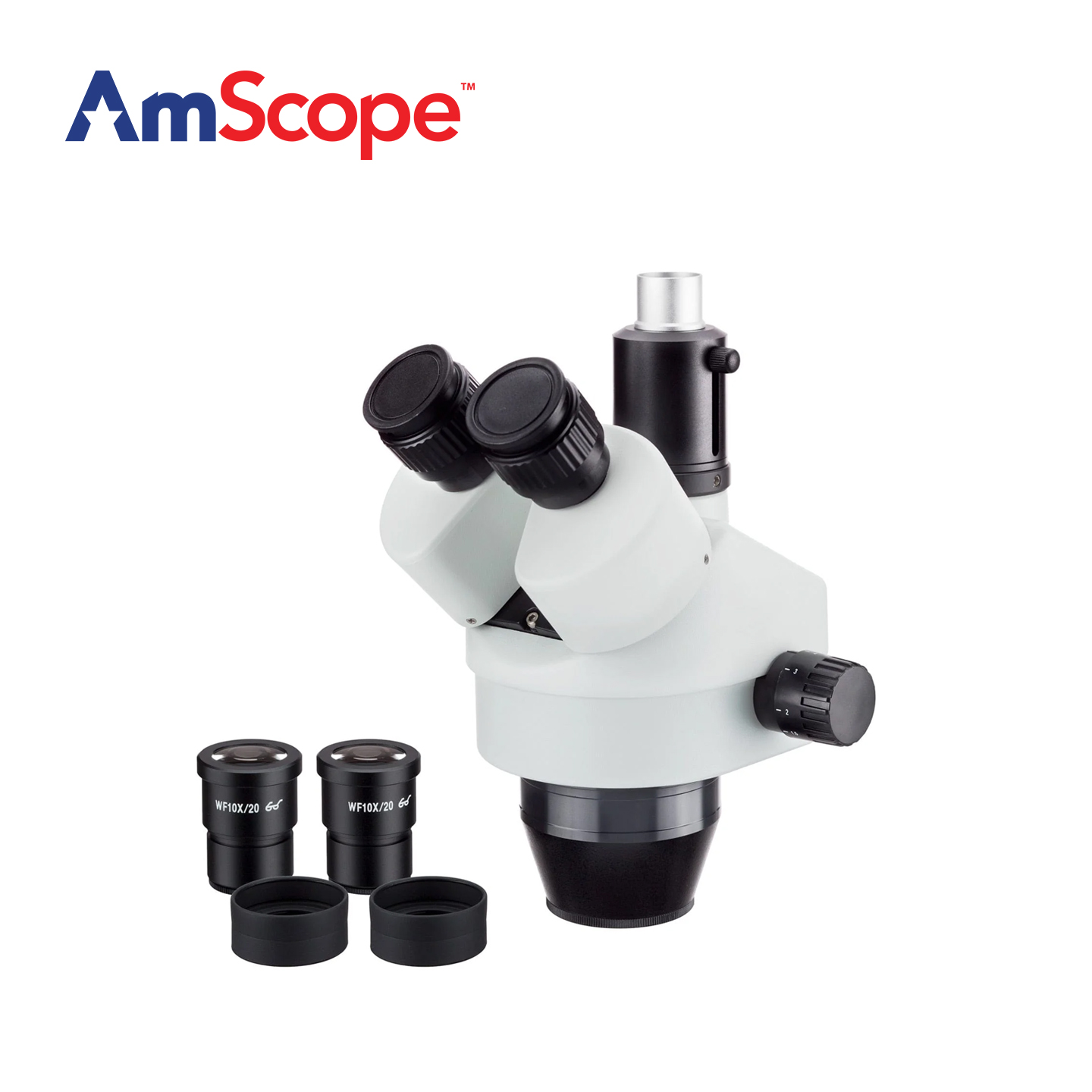 Cabezal de Microscopio Estéreo - Trinocular Stereo Microscope 7X-45X reseña y precio