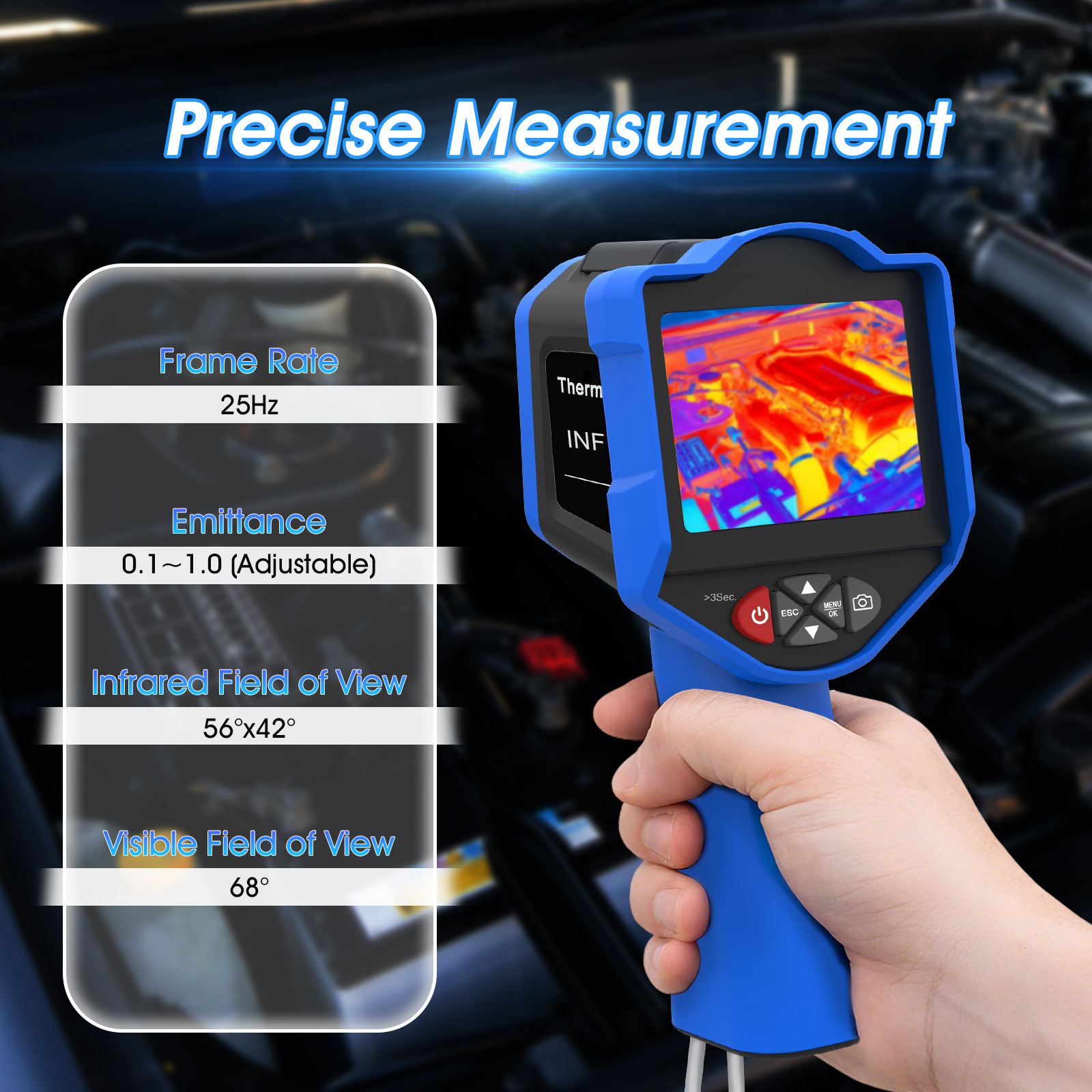Cámara de Imagen Térmica HoldP - Thermal Imaging Camera Pcb Repair reseña y precio
